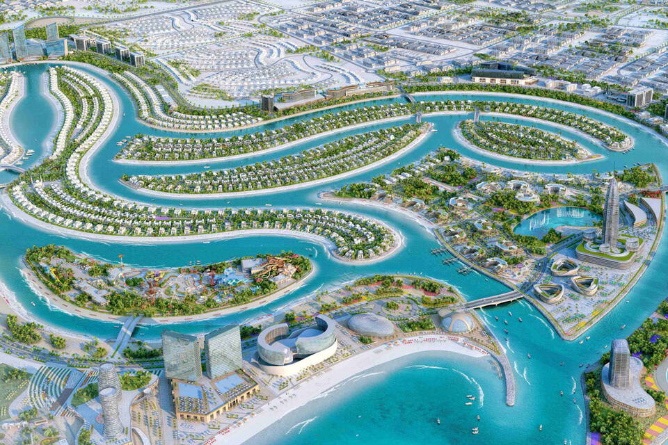 Инфраструктура уровня Palm Jumeirah